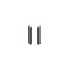 Coppia Terminali DX/SX Metal 105/7P Metal Line 105