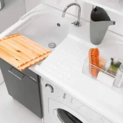 Coprilavatrice Con Cestello Portabiancheria 106x60x89h Cm Antracite Duo Colavene Vasca A SX 7 Coprilavatrice Con Cestello Portabiancheria 106x60x89h Cm Antracite Duo Colavene Vasca A SX -Vendite Ediliamo coprilavatrice con cestello portabiancheria 106x60x89h cm antracite duo colavene vasca a sx 2