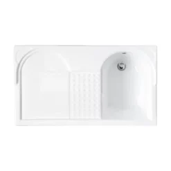 Coprilavatrice Con Cestello Portabiancheria 106x60x89h Cm Celeste Duo Colavene Vasca A DX -Vendite Ediliamo coprilavatrice con cestello portabiancheria 106x60x89h cm celeste duo colavene vasca a dx 2