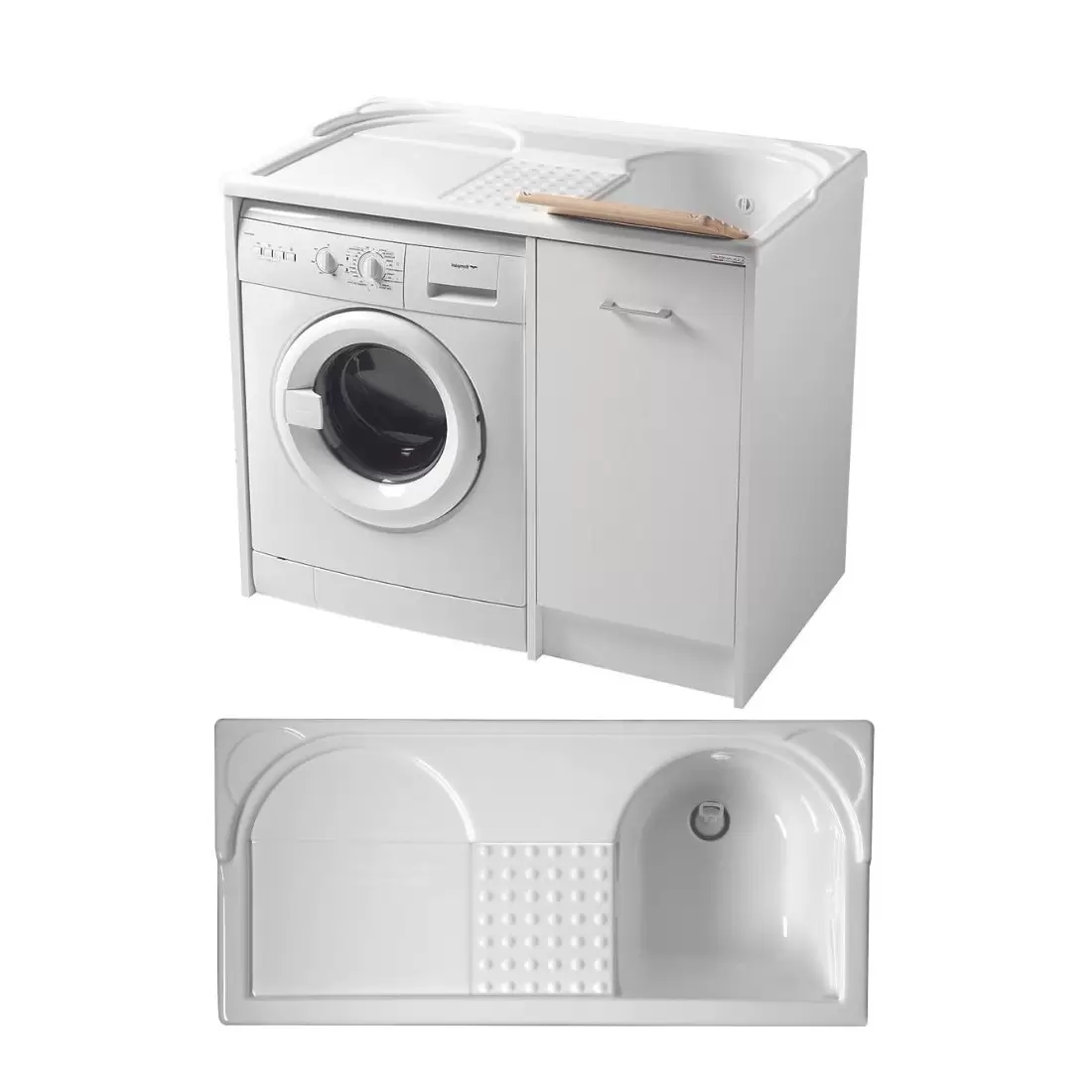 Coprilavatrice Con Lavapanni 106x50cm Vasca Dx Colavene 2 Coprilavatrice Con Lavapanni 106x50cm Vasca Dx Colavene - immagine 2