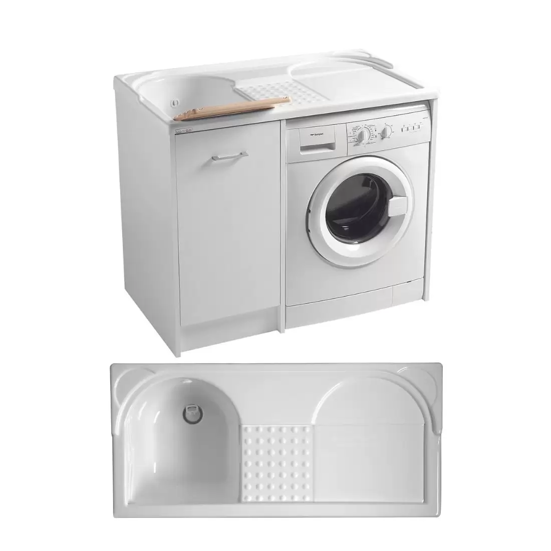 Coprilavatrice Con Lavapanni 106x60cm Vasca Sx Colavene 2 Coprilavatrice Con Lavapanni 106x60cm Vasca Sx Colavene - immagine 2