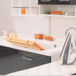 Coprilavatrice Con Vasca A DX 130x66.5x89h Cm Antracite Portabiancheria Active Wash Colavene -Vendite Ediliamo coprilavatrice con vasca a dx 130x665x89h cm antracite portabiancheria active wash colavene 4