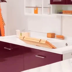 Coprilavatrice Con Vasca A DX 130x66.5x89h Cm Melanzana Portabiancheria Active Wash Colavene -Vendite Ediliamo coprilavatrice con vasca a dx 130x665x89h cm melanzana portabiancheria active wash colavene 4