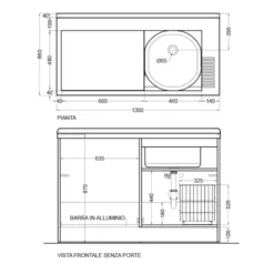 Coprilavatrice Con Vasca A DX 130x66.5x89h Cm Melanzana Portabiancheria Active Wash Colavene -Vendite Ediliamo coprilavatrice con vasca a dx 130x665x89h cm melanzana portabiancheria active wash colavene 8