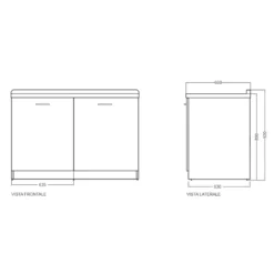 Coprilavatrice Con Vasca A SX 130x66.5x89h Cm Celeste Portabiancheria Active Wash Colavene -Vendite Ediliamo coprilavatrice con vasca a sx 130x665x89h cm celeste portabiancheria active wash colavene 2