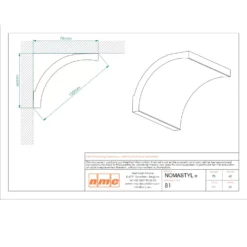Cornice Polistirolo Interni Nomastyl B1 NMC -Vendite Ediliamo cornice polistirolo interni nomastyl b1 nmc 3
