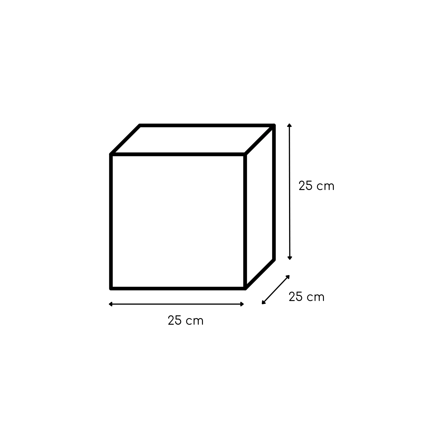 Cubo Multiuso In Polietilene Blu Per Interni Ed Esterni 2 Cubo Multiuso In Polietilene Blu Per Interni Ed Esterni - immagine 2