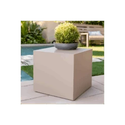 Cubo Multiuso In Polietilene Tortora Per Interni Ed Esterni