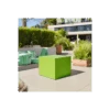 Cubo Multiuso In Polietilene Verde Kiwi Per Interni Ed Esterni -Vendite Ediliamo cubo multiuso in polietilene verde kiwi per interni ed esterni