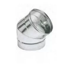 Curva 45° Acciaio AISI 316 200mm Polymaxacciai