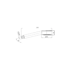 Doccetta Monogetto Ø 75 Mm B00157 Cylindrica/1 Bossini -Vendite Ediliamo diffusore per doccia 75cm b00157 cylindrica 1 bossini 1