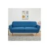 Divano 3 Posti In Tessuto Blu 193x79cm - BURTON 14 Divano 3 Posti In Tessuto Blu 193x79cm - BURTON -Vendite Ediliamo divano 3 posti in tessuto blu 193x79cm burton
