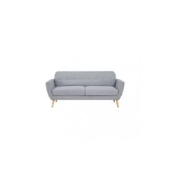 Divano 3 Posti In Tessuto Grigio 193x79cm - BURTON -Vendite Ediliamo divano 3 posti in tessuto grigio 193x79cm burton 6