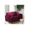Divano In Velluto 2 Posti BORDEAUX 152x81 Cm - CHANDLER -Vendite Ediliamo divano in velluto 2 posti bordeaux 152x81 cm chandler