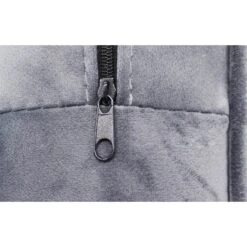 Divano In Velluto 2 Posti Grigio 152x81 Cm - CHANDLER -Vendite Ediliamo divano in velluto 2 posti grigio 152x81 cm chandler 4