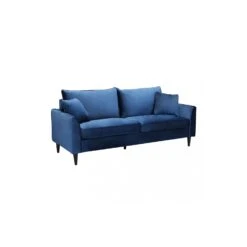 Divano In Velluto Blu 3 Posti 196x81cm - CHANDLER 15 Divano In Velluto Blu 3 Posti 196x81cm - CHANDLER -Vendite Ediliamo divano in velluto blu 3 posti 196x81cm chandler 7