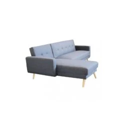 Divano Letto Con Chaise Longue In Tessuto Grigio - ARTHUR 9 Divano Letto Con Chaise Longue In Tessuto Grigio - ARTHUR -Vendite Ediliamo divano letto con chaise longue in tessuto grigio arthur 4