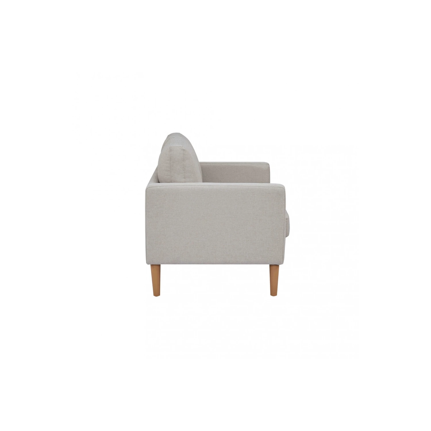 Divano Salvaspazio In Tessuto Beige 2 Posti - RAMSEY 3 Divano Salvaspazio In Tessuto Beige 2 Posti - RAMSEY - immagine 3