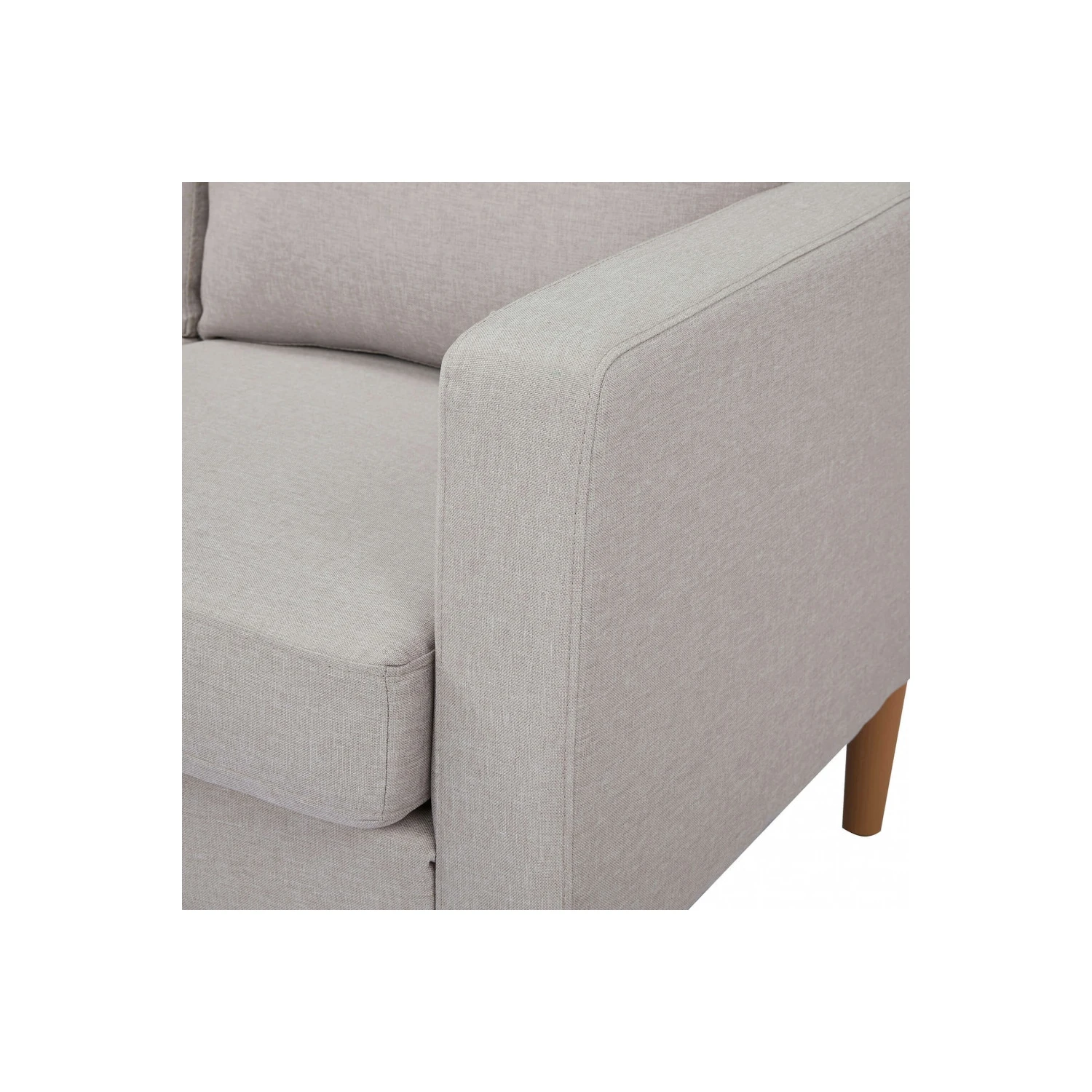 Divano Salvaspazio In Tessuto Beige 2 Posti - RAMSEY 5 Divano Salvaspazio In Tessuto Beige 2 Posti - RAMSEY - immagine 5