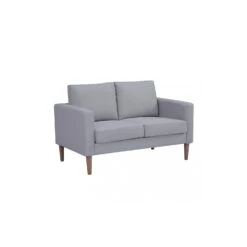 Divano Salvaspazio In Tessuto Grigio Chiaro 2 Posti - RAMSEY -Vendite Ediliamo divano salvaspazio in tessuto grigio chiaro 2 posti ramsey 5