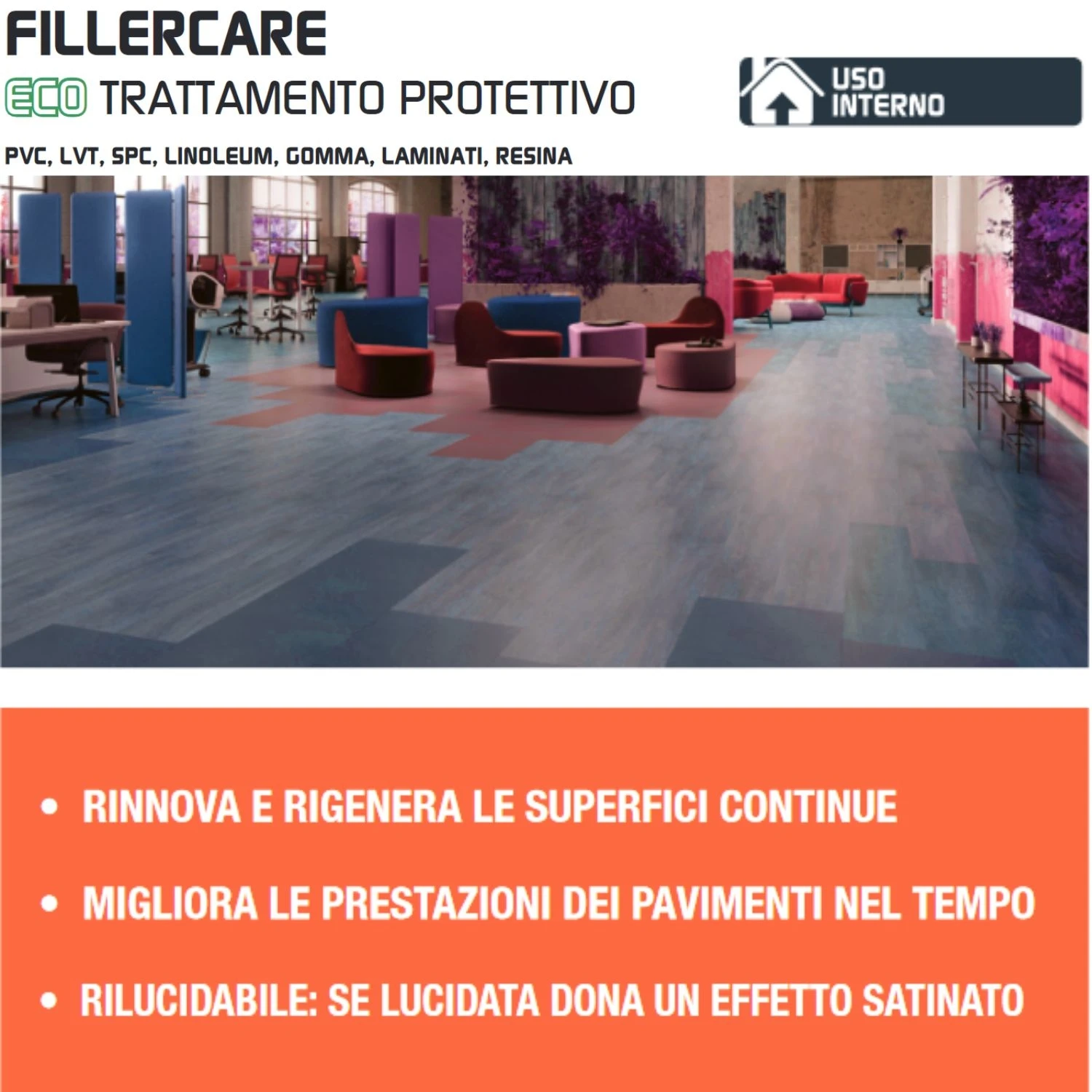 Finitura Protettiva Superfici Plastiche Fila Fillercare 1L 3 Finitura Protettiva Superfici Plastiche Fila Fillercare 1L - immagine 3