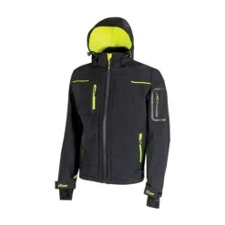 U-Power Giacca SPACE UPower In Softshell Carbon Black - FU187BC -Vendite Ediliamo giacca space upower in softshell con membrana u tex carbon black 2