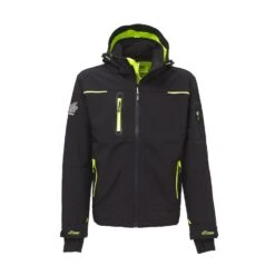 U-Power Giacca SPACE UPower In Softshell Carbon Black - FU187BC