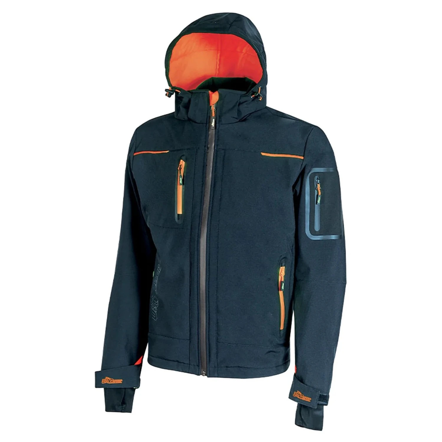 U-Power Giacca SPACE UPower In Softshell Deep Blue - FU187DB 1 U-Power Giacca SPACE UPower In Softshell Deep Blue - FU187DB