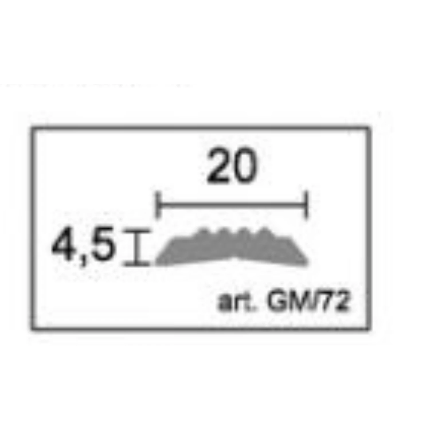 Gomma Rigata Per Profilo PROTECT 72/F Profilpas 2 Gomma Rigata Per Profilo PROTECT 72/F Profilpas - immagine 2
