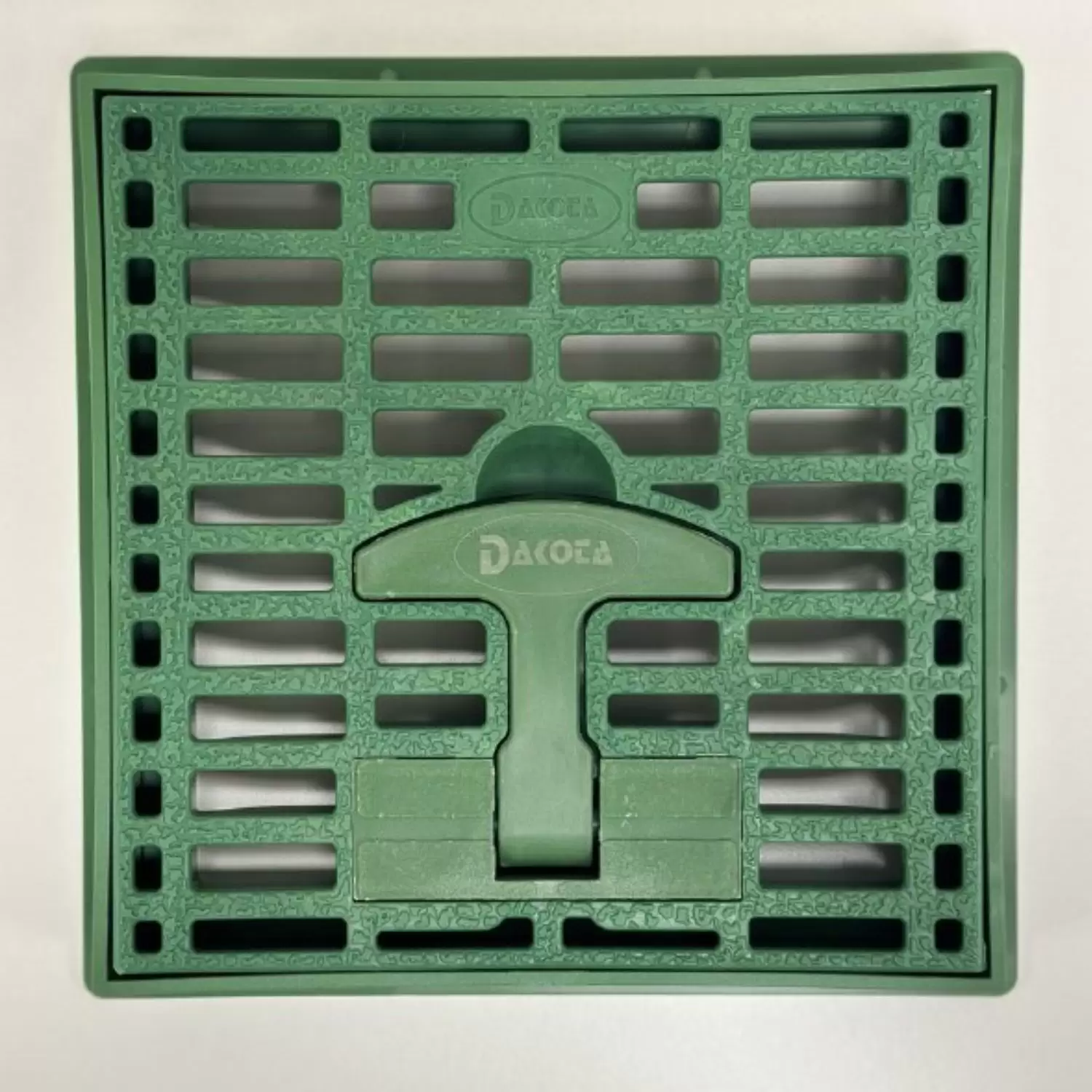 Griglia In PVC Con Telaio 20x20cm Verde Dakota 2 Griglia In PVC Con Telaio 20x20cm Verde Dakota - immagine 2