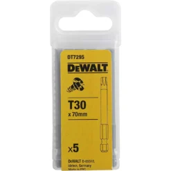 Inserti Torx 70mm T30 DT7295 DeWalt 5pz