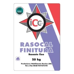 Intonachino Fino Bianco Rasocal 25Kg ICC
