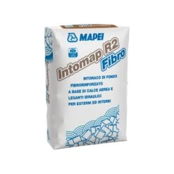 Intonaco Cementizio Intomap R2 Fibro 25 Kg Mapei