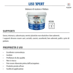 Intonaco Di Rasatura E Finitura RX-311 Baixens -Vendite Ediliamo intonaco di asatura e finitura rx 311 rualaix liss xpert baixens 1