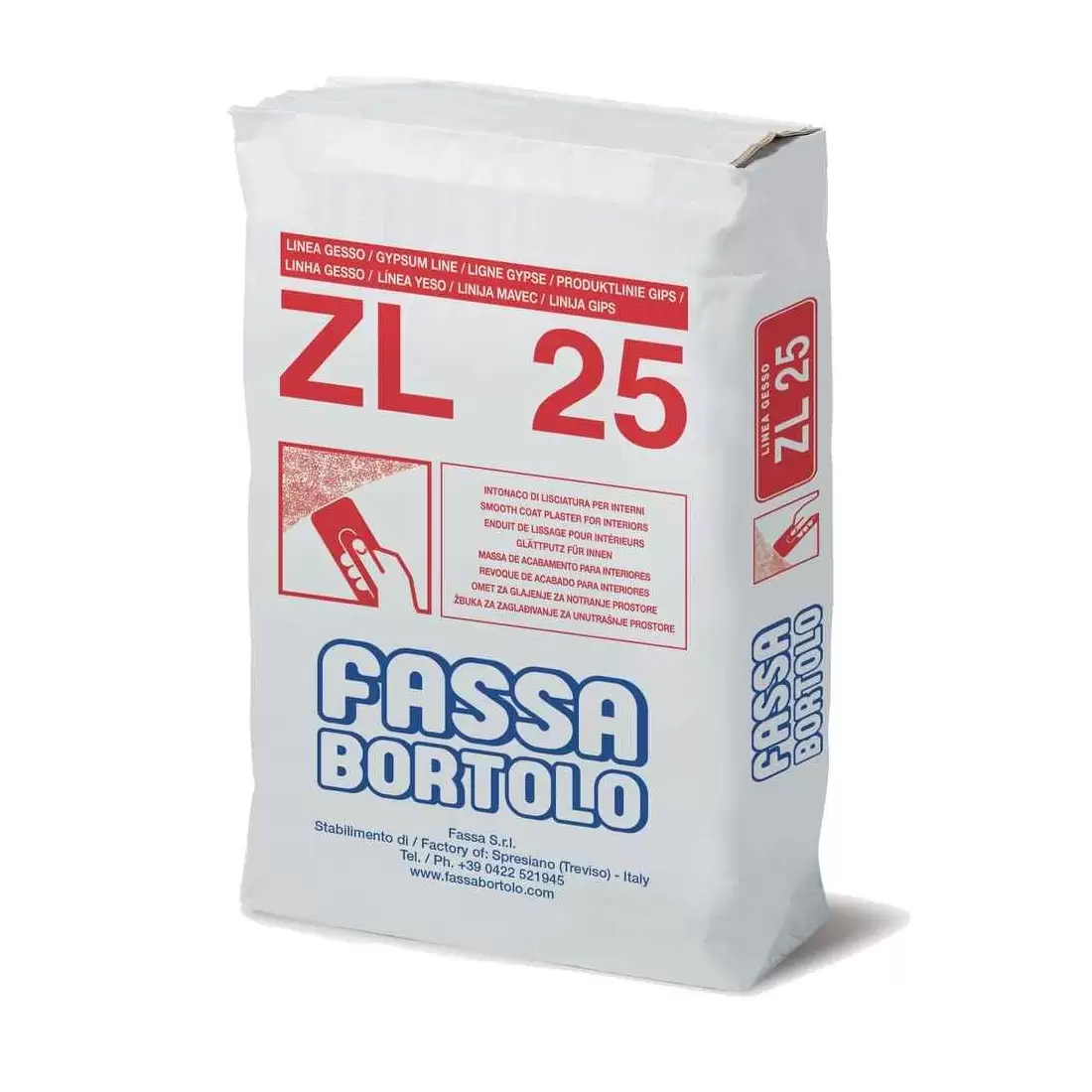 Intonaco Di Lisciatura Per Interni 25Kg ZL25 Fassa 1 Intonaco Di Lisciatura Per Interni 25Kg ZL25 Fassa