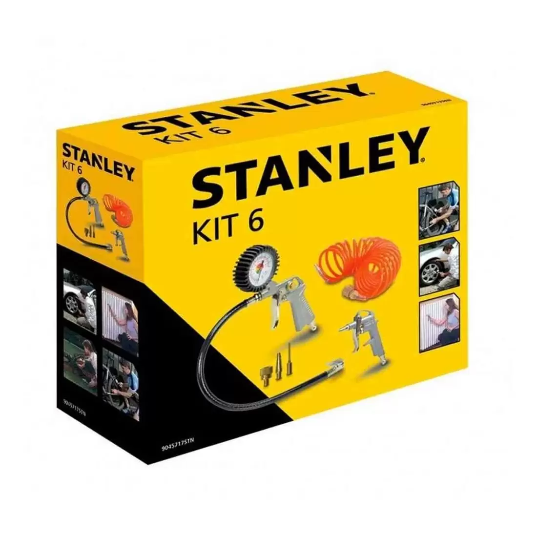 Kit 6 Accessori Per Compressore 9045717STN Stanley 1 Kit 6 Accessori Per Compressore 9045717STN Stanley