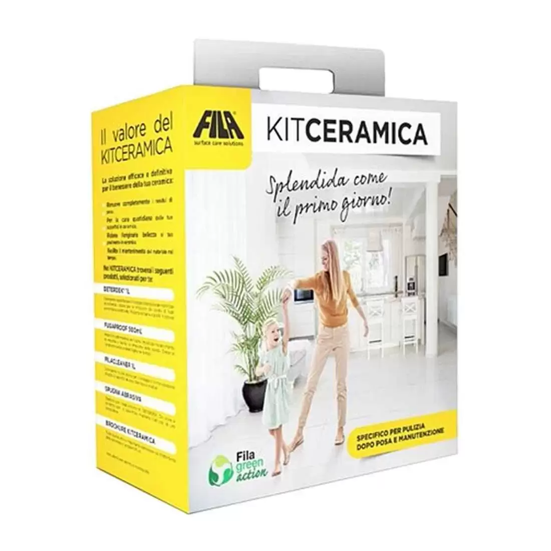Kit Ceramica Fila Specifico Per La Pulizia Dopo Posa 1 Kit Ceramica Fila Specifico Per La Pulizia Dopo Posa