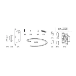 Kit Ferramenta Essential Battente Scrigno 9 Kit Ferramenta Essential Battente Scrigno -Vendite Ediliamo kit ferramenta essential battente scrigno 3