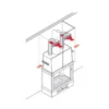 Kit Canalizzazione Aria Calda Italiana Camini 1/BIS Alluminio -Vendite Ediliamo kit in alluminio per canalizzazione aria calda edilkamin italiana camini
