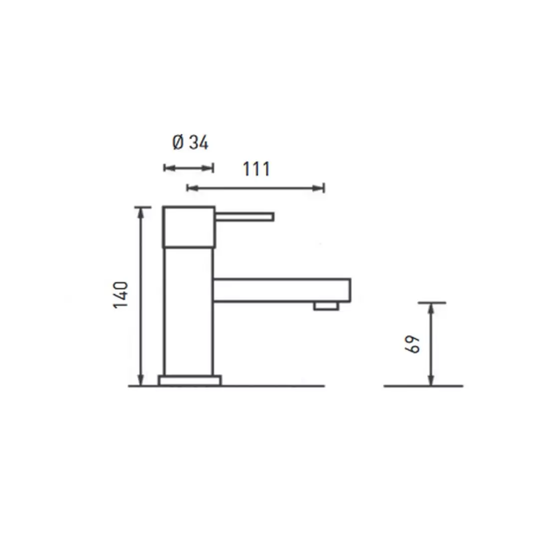 Kit Miscelatore Lavabo + Bidet + Kit Doccia Bianco Opaco Keller Taps 5 Kit Miscelatore Lavabo + Bidet + Kit Doccia Bianco Opaco Keller Taps - immagine 5