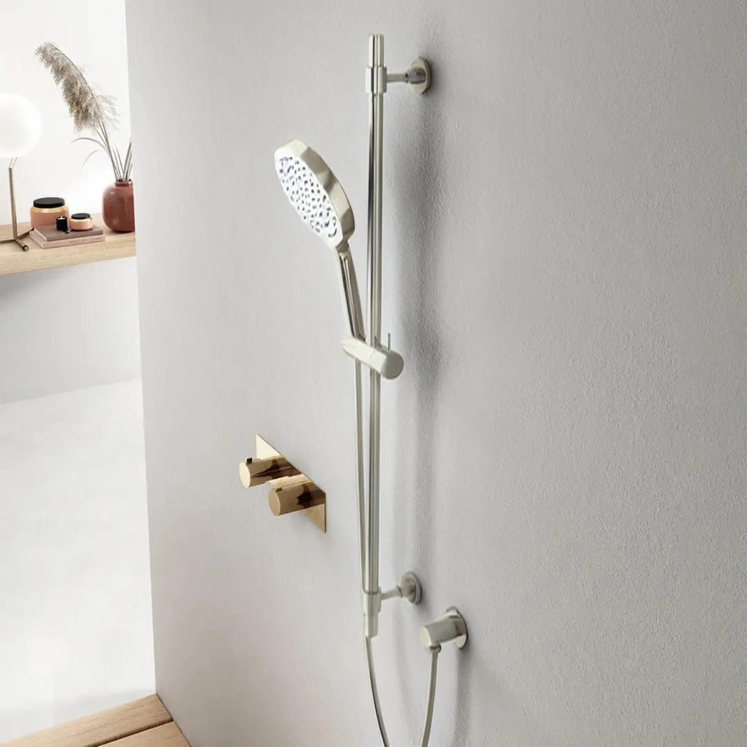 Doccetta Con Saliscendi Bianco Opaco KT042A 04Q Aquaelite 1 Doccetta Con Saliscendi Bianco Opaco KT042A 04Q Aquaelite