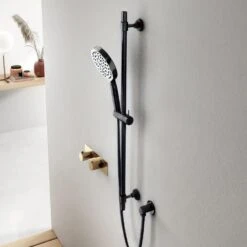 Doccetta Con Saliscendi Nero Opaco KT042A 05Q Aquaelite