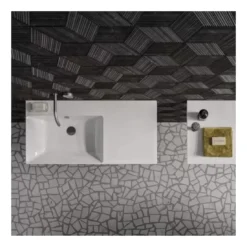 Lavabo 100x50 Cm Con Piano D'appoggio Catalano Zero 100