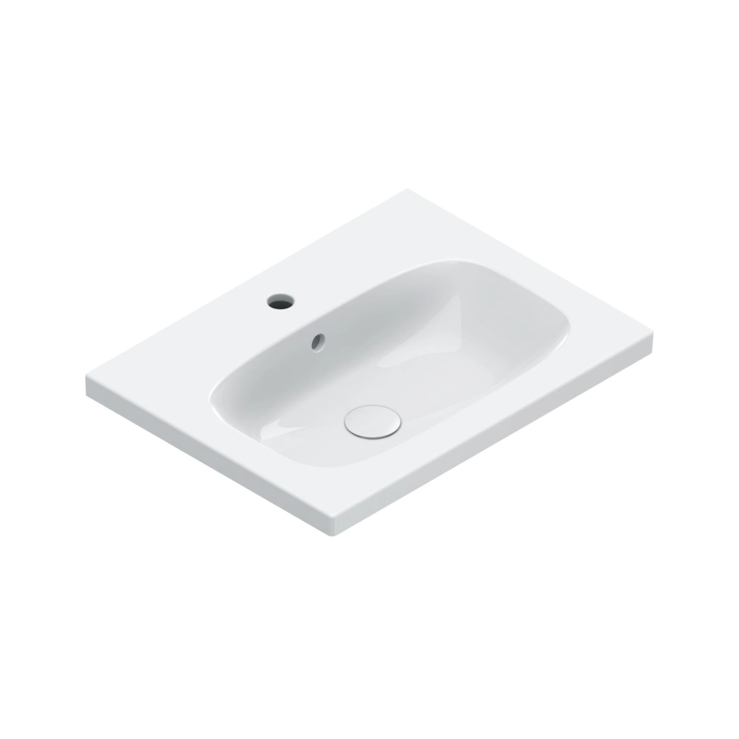 Lavabo Catalano 60x46 Bianco Lucido Alvea 1 Lavabo Catalano 60x46 Bianco Lucido Alvea