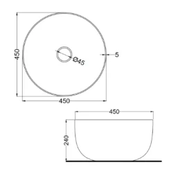 Lavabo Da Appoggio 45x45 Cm Cielo Era -Vendite Ediliamo lavabo da appoggio 45x45 cm cielo era 3