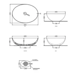 Lavabo Da Appoggio 62x45 Cm Cielo Eco 5 Lavabo Da Appoggio 62x45 Cm Cielo Eco -Vendite Ediliamo lavabo da appoggio 62x45 cm cielo eco 2