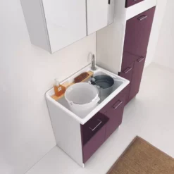 Lavatoio 75x50x86h Cm Senza Cesto Portabiancheria Melanzana Lindo Max Colavene -Vendite Ediliamo lavatoio 75x50x86h cm senza cesto portabiancheria melanzana lindo max colavene 4