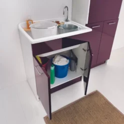 Lavatoio 75x50x86h Cm Senza Cesto Portabiancheria Melanzana Lindo Max Colavene -Vendite Ediliamo lavatoio 75x50x86h cm senza cesto portabiancheria melanzana lindo max colavene 5