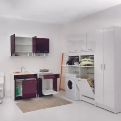 Lavatoio 80x60x86h Cm Con Cesto Portabiancheria Antracite Twist Colavene -Vendite Ediliamo lavatoio 80x60x86h cm con cesto portabiancheria antracite twist colavene 8