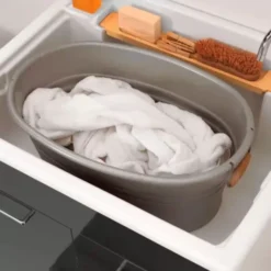 Lavatoio 80x60x86h Cm Con Cesto Portabiancheria Antracite Twist Max Colavene 12 Lavatoio 80x60x86h Cm Con Cesto Portabiancheria Antracite Twist Max Colavene -Vendite Ediliamo lavatoio 80x60x86h cm con cesto portabiancheria antracite twist max colavene 3